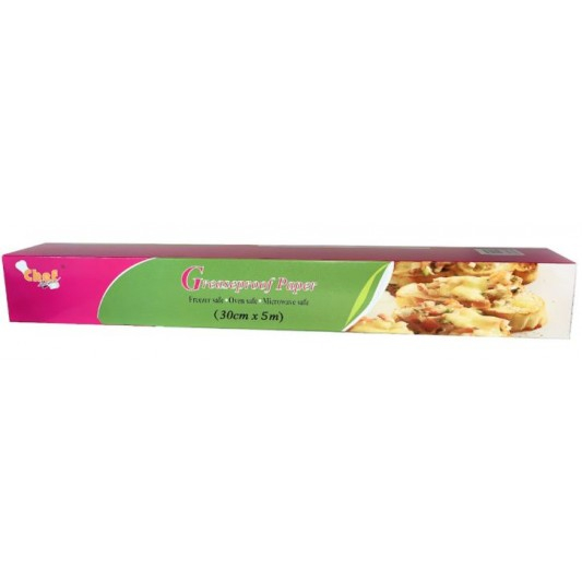 Chef Greaseproof Paper 30cmx5m/Freezer ปลอดภัย/เตาอบปลอดภัย/ไมโครเวฟ