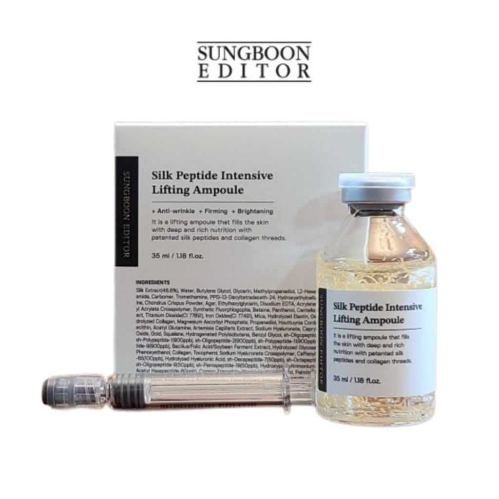 Sungoon Editor Silk Peptide Ampoule 30ml Skincare Beauty Serum for Anti-Aging Moisturizing and Hydration บํารุงและฟื้นฟูสําหรับใบหน้า