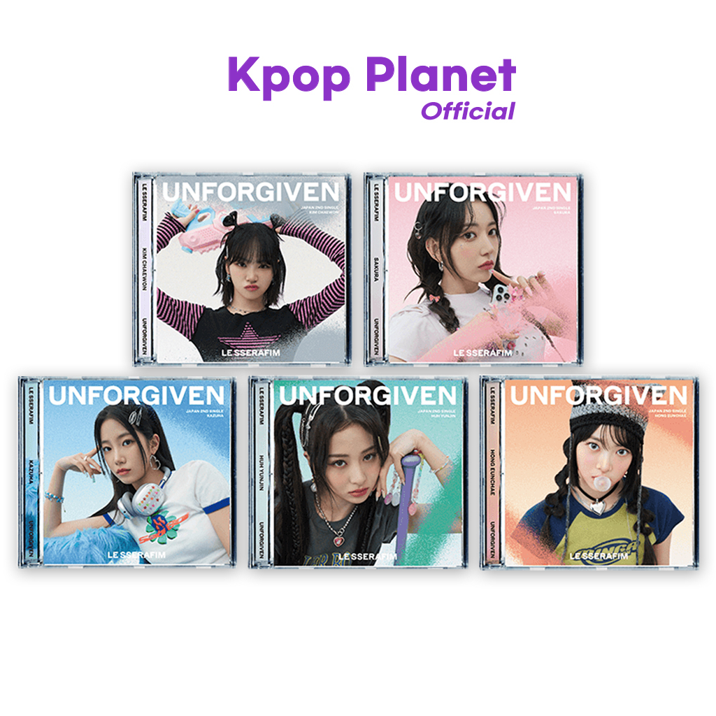 [Solo Jacket ver.] LE SSERAFIM - JAPAN 2nd Single Album [ UNFORGIVEN ]