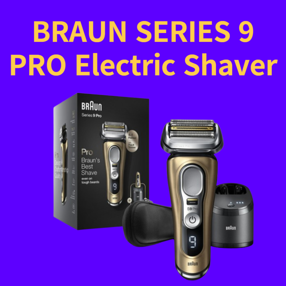 Braun 9469cc/5793 Series 9 PRO เครื่องโกนหนวดไฟฟ้า สีทอง