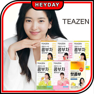 [Teazen] Kombucha 5 กรัม x 30 แท่ง / สับปะรด / เลม่อน / พีช / เบอร์รี่ / ซิตรอน / ขิงเลม่อน / น้ําตาล / แคลอรี่ต่ํา / อาหาร / คีโต / โปรไบโอติก / กรดแลคติกแบคทีเรีย / คาเฟอีนต่ํา / โซดา / เครื่องดื่ม / ผงสติ๊ก