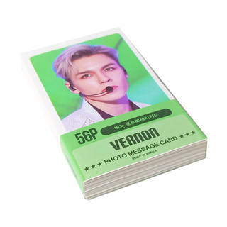 ชุดโฟโต้การ์ด K-POP SEVENTEEN(VERNON) เวอร์ชั่นใหม่ 56 ชิ้น