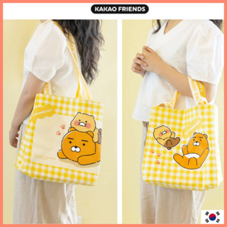 [KAKAO FRIENDS] Polybag ryan and choonsik Reusable grocery bag foldable Storage bag