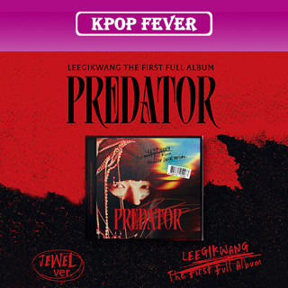 Lee GIKWANG - [Predator] JEWEL The 1st Full Album CD BOOKLET PHOTOCARD SEALED เครื่องประดับ