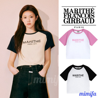 เสื้อยืด พิมพ์ลายโลโก้ MARITHE FRANCOIS GIRBAUD W RAGLAN REGULAR