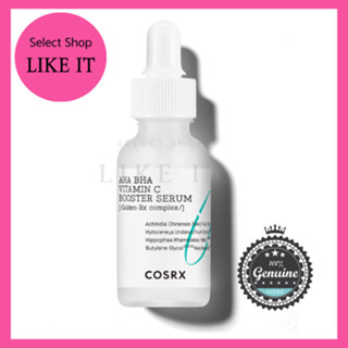 Cosrx Refresh AHA BHA เซรั่มวิตามินซีบูสเตอร์ 30 มล. | จัดส่งจากเกาหลี | ความงามของเกาหลี