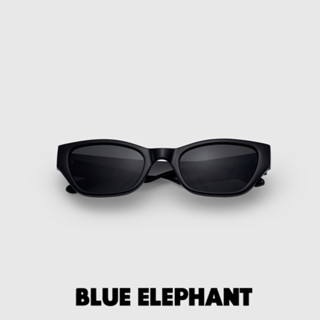 [BLUE Elephant] 2023 ใหม่ แว่นตากันแดด สีดํา สไตล์เกาหลี สําหรับผู้ชาย / ผู้หญิง | แว่นตากันแดด ป้องกันรังสียูวี 400 สไตล์เรโทร สีดํา | ของแท้ 100%