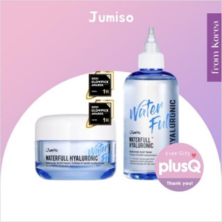 [Jumiso] Waterfull Hyaluronic ผลิตภัณฑ์ดูแลผิว (ครีม 50 มล., โทนเนอร์ 250 มล.)