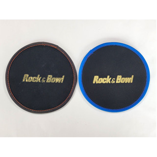 (มัดละ 2 ชิ้น) แผ่นเช็ดลูกโบว์ลิ่ง หนัง RocknBowl (สุ่มสี)