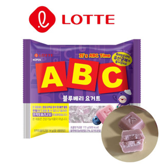 [ใหม่] Lotte ABC ช็อคโกแลตโยเกิร์ตบลูเบอร์รี่ 172 กรัม