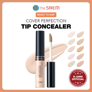 [THE Saem] Cover Perfection Tip คอนซีลเลอร์ 10 สี ปกปิดเต็มรูปแบบ / พร้อมส่ง / ส่งจากเกาหลี