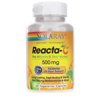 Solaray Reacta-C 500mg แคปซูลเจดีย์ [120 เม็ด]