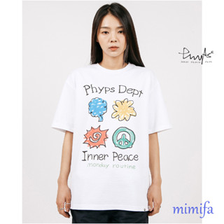 เสื้อยืด พิมพ์ลาย PHYPS CRAYON EMOJI SS