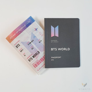 สติกเกอร์ใส ลาย K-POP BTS Passport Concept Small Note 1 สําหรับติดตกแต่ง