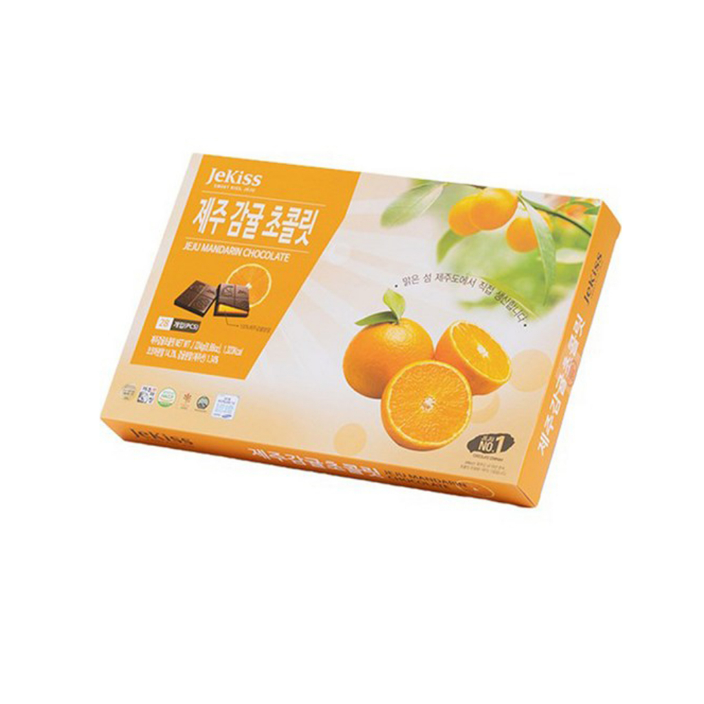 [Jekiss] Jeju Tangerine ช็อกโกแลต รสส้มเขียวหวาน 224 กรัม