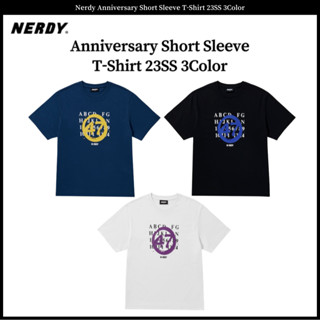 เสื้อยืดแขนสั้น ลายครบรอบ Nerdy 23SS 3 สี