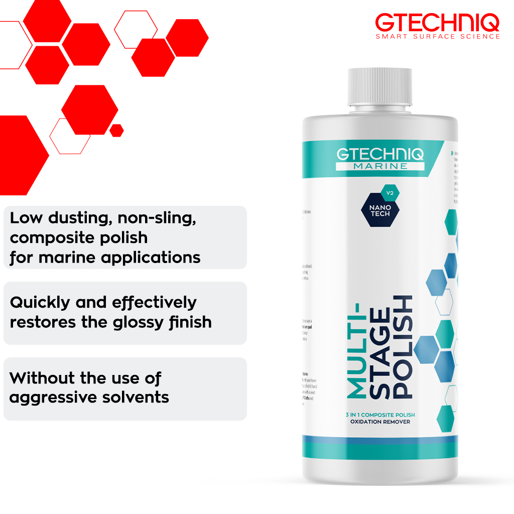 Gtechniq Marine Multi-Stage Polish สําหรับเรือ 500ml
