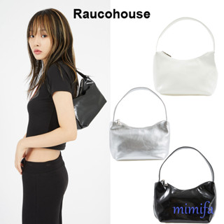 Raucohouse กระเป๋าสะพายไหล่ ทรงสี่เหลี่ยม ขนาดเล็ก สําหรับผู้หญิง