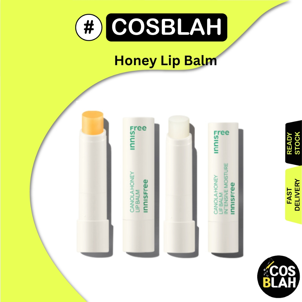 Innisfree Lip Balm Line 3.5g Canola Honey Lip Original/ Canola Honey Lip Intensive