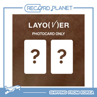 V (BTS) - [Layover] EARLY BIRD PVC Photocard, Photobook Set POB