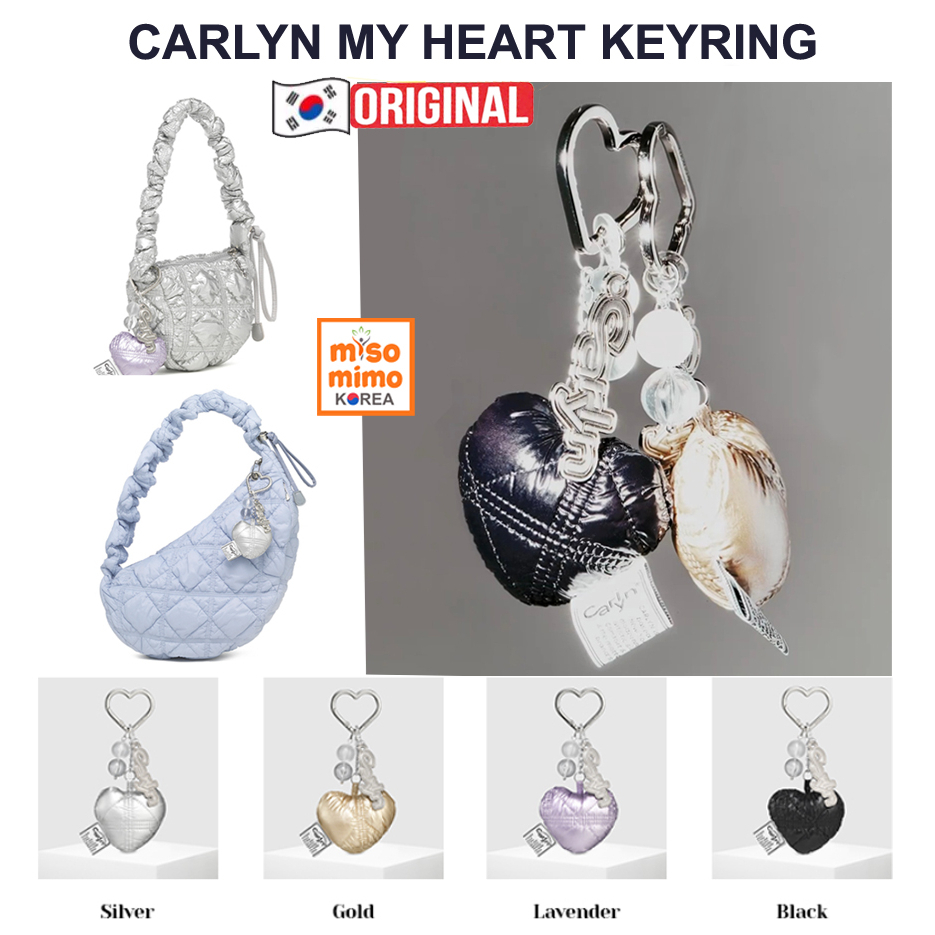 ❤️แท้ / พร้อมส่ง❤️ Carlyn MY HEART KEYRING CHARM BAG ของแท้ 100%