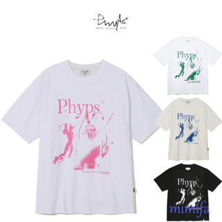 เสื้อยืด พิมพ์ลาย PHYPS BASKETBALL DUNK SHOT SS สําหรับผู้ชาย