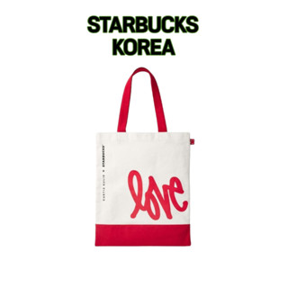 [Starbucks Korea] Curtis Kulg กระเป๋าผ้าแคนวาส สีแดง เป็นมิตรกับสิ่งแวดล้อม 2023