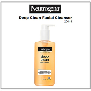 [NEUTROGENA] คลีนเซอร์ทําความสะอาดผิวหน้าอย่างล้ําลึก 200 มล.