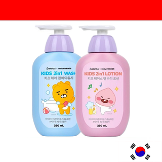 [babience] kakao คิดส์วอช บอดี้โลชั่น 390ml [ผิวแพ้ง่าย] kids wash, body lotion