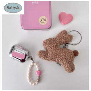 [Salty &amp;] พวงกุญแจกระต่าย สีดํา_Bag charm