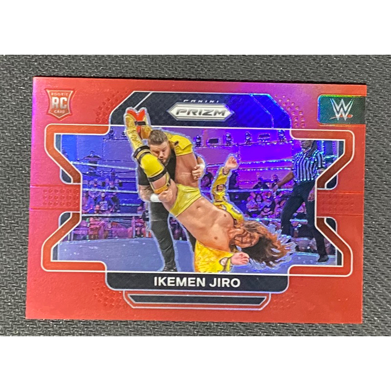 2022 Panini Prizm WWE Debut Edition Ikemen Jiro NXT 81 RC สีแดง /299