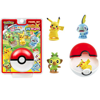 ฟิกเกอร์ Pokemon Pikachu Sobble Grookey 3P สําหรับตกแต่งบ้าน