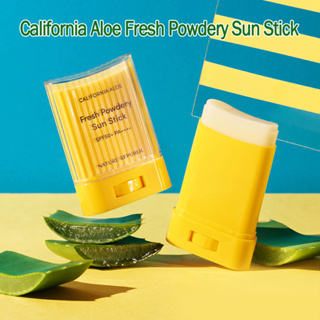 NATURE REPUBLIC [สาธารณรัฐธรรมชาติ] California Aloe Fresh Powdery Sun Stick SPF50+ PA++++ ครีมกันแดด 24 กรัม กันแดด กันแดด กันแดดเกาหลี