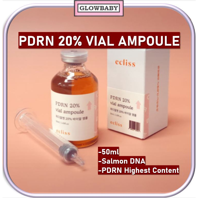 [Ecliss] Pdrn 20% Booster MTS Ampoule Glow เซรั่มเอสเซ้น 200,000ppm 50 มล.