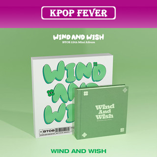 BTOB- [WIND AND WISH] Mini 12th Album CD BOOKLET PHOTOCARD SEALED