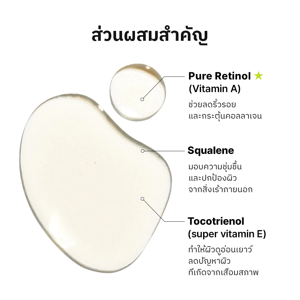 [COSRX OFFICIAL] The Retinol 0.5 Oil 20ml เดอะ เรตินอล 0.5 (ออย) ซุปเปอร์ วิตามิน อี + สควาลีน thumbnail 5