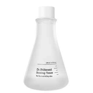 Dr. Different ดร. โทนเนอร์ปรับสเกลที่แตกต่างกัน สําหรับผิวธรรมดาและผิวแห้ง 6.67 fl.oz / 200ml