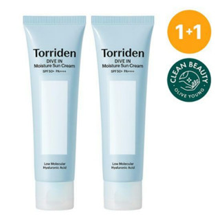 [TORRIDEN] ครีมกันแดด Dive In Watery Moisture 60 มล. (+60 มล.) | Vegan, SPF 50+, PA++++| ครีมกันแดดชั้นน้ํา | ครีมกันแดด ให้ความชุ่มชื้น