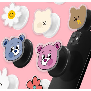 🇰🇷【 Korean Acrylic Toks Collection 】 Compatible for Magsafe Cute Design Big Phone Stand Finger Holder Kickstand EasyGrip Smart Korea