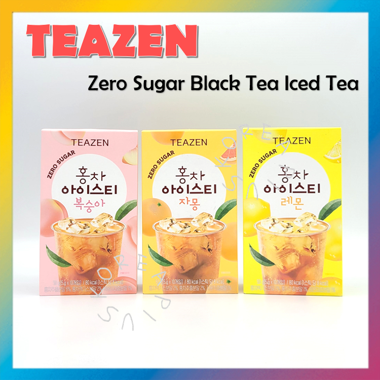 [TEAZEN] Zero Sugar ชาดําเย็น 5 กรัม X 10T