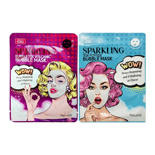 meloso bubble mask 1ea 25ml 2types