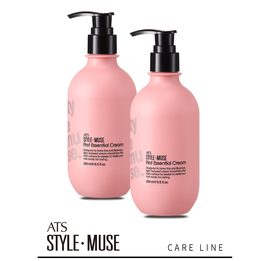 Ats Style Muse First Essential Cream 280 มล. / เอสเซนส์บํารุงผม / ส่วนผสมสิทธิบัตรผมเสีย / น้ํามันบํารุงเส้นผมและสมดุลน้ํา / จัดแต่งทรงผม / การจัดแต่งทรงผมแบบนุ่ม