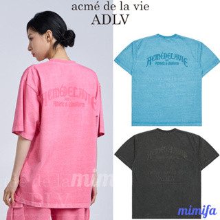 เสื้อยืดแขนสั้น พิมพ์ลายโลโก้ ADLV สําหรับผู้ชาย