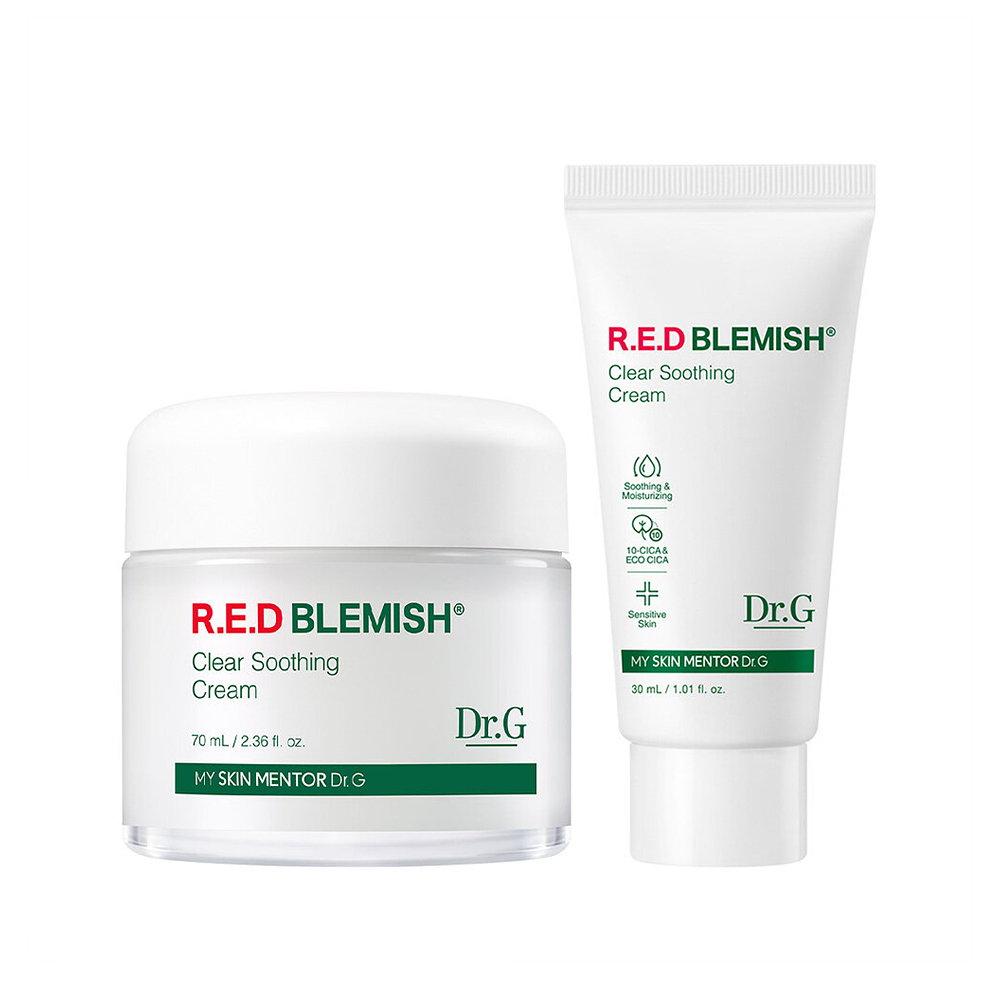 Dr.g [Generation 2 Ten Thousand Cream] Dr.G Red Blemish Clear Soothing Cream 70 มล. + 30 มล. เครื่อง