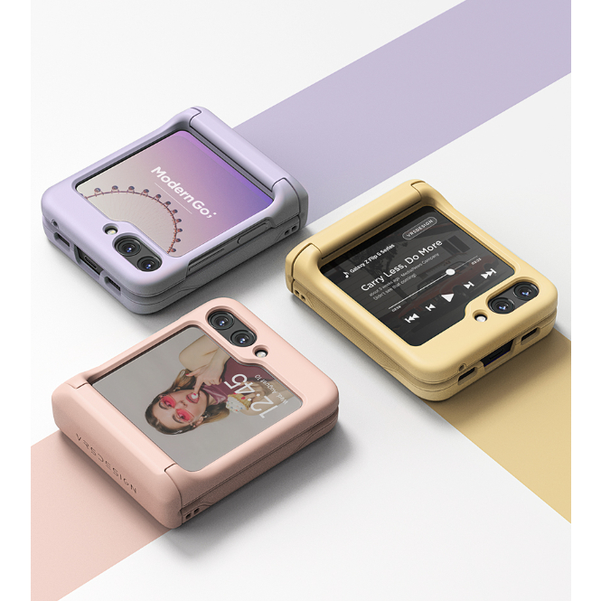 VRS Galaxy Z Flip5 TerraGuard เคสโทรศัพท์มือถือป้องกันบานพับที่เก็บการ์ดกันกระแทก