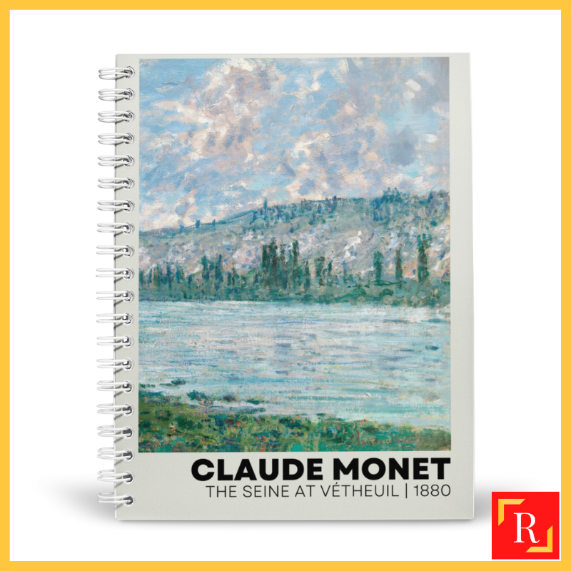 สมุดโน๊ตเกลียว/สมุดโน้ตวงแหวนคู่- (A4/A5 Line/Blank 80gsm)-Claude Monet 23 ROYCE PUBLISHING