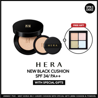 (แท้/พร้อมส่ง) HERA เฮอร่า NEW BLACK คุชชั่น SPF34 PA++ (15g, 15g with case, 15g*2)/ HERA CUSHION, NEW BLACK CUSHION