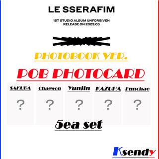 Le SSERAFIM - เซตการ์ดป๊อบ ไม่ให้อภัย (5 ชิ้น)