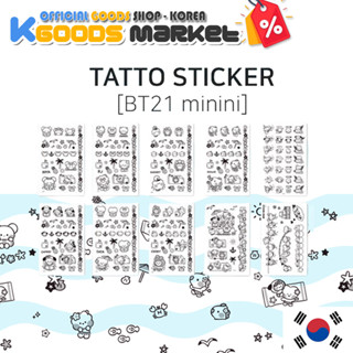 BT21 minini TATTOO STICKER OFFICIAL GOODS