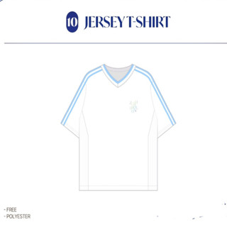 (ZEROBASEONE Fancon MD) JERSEY เสื้อยืด (หนึ่งขนาด)